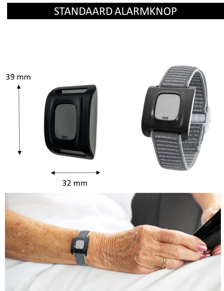 Standaard Alarmknop Met Afmetingen Vergelijk