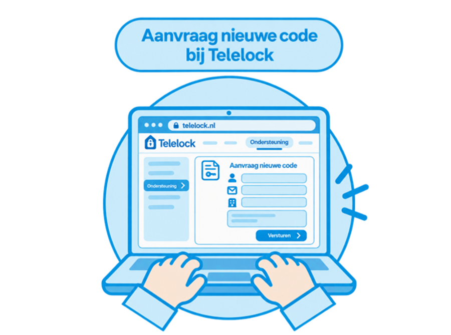 Nieuwe Code Aanvragen Bij Telelock Menu (1)