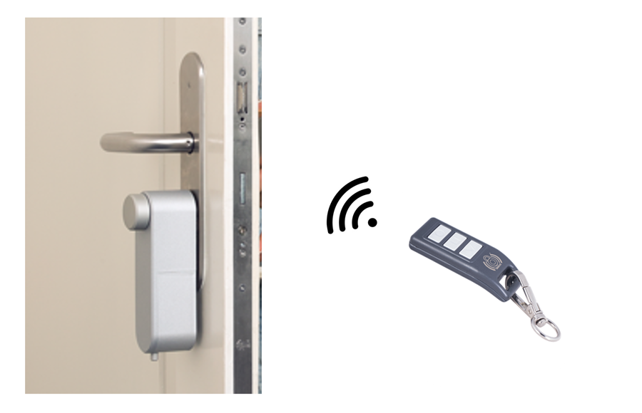 AB Open De Deur Met De Telelock Afstandsbediening