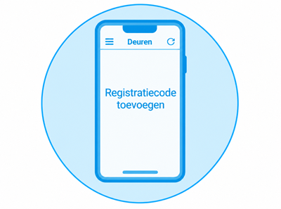Menu Registratiecode Toevoegen
