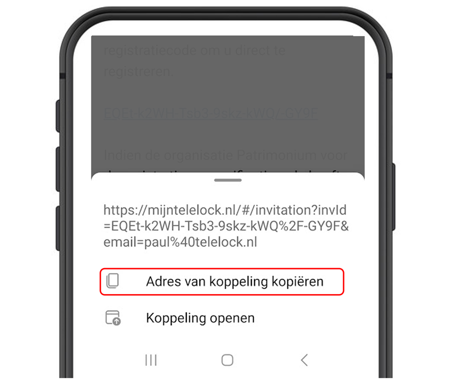 3 OEPS Adres Koppeling Kopieren