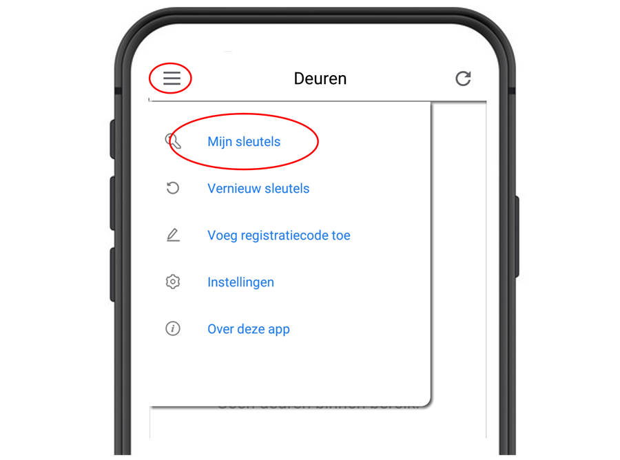 Telelock App Menu 2