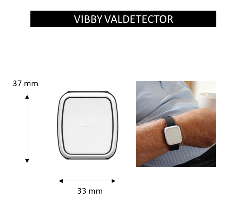 Vibby Valdetector Met Afmetingen En Arm