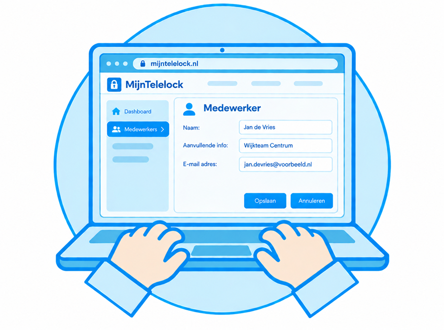 Icon Mijntelelock Medewerker Aanmaken