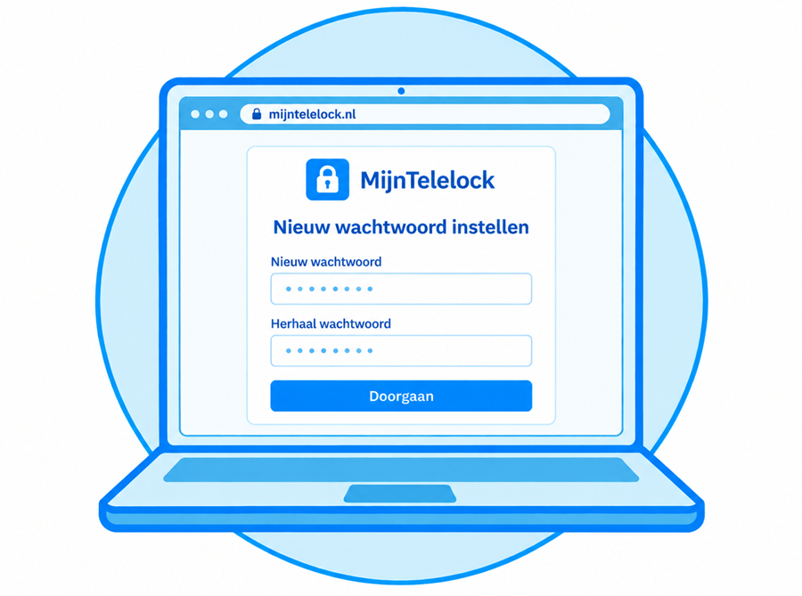 Icon Mijntelelock Nieuw Wachtwoord Instellen 3
