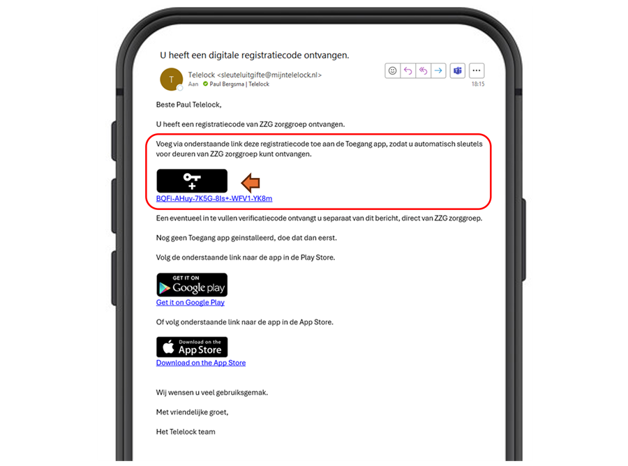 3 Activeer Zorg Code