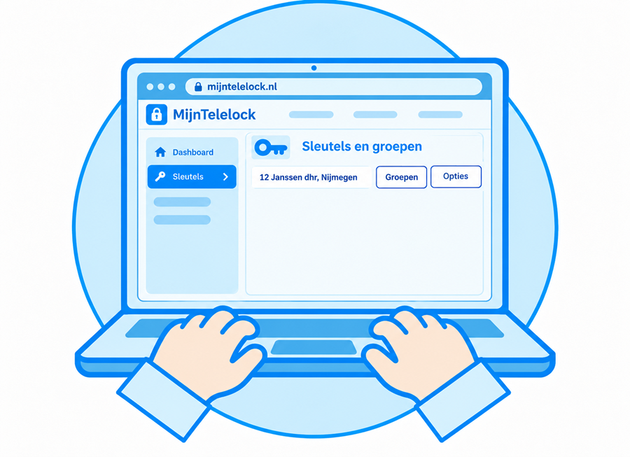 Icon Menu Sleutel Activeren