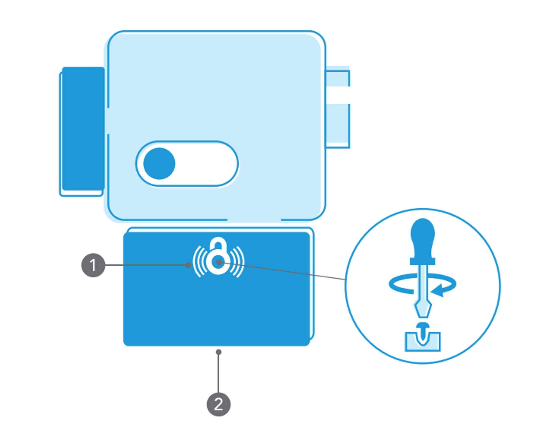 Telelock Oplegslot Batterijen Vervangen Foto 2