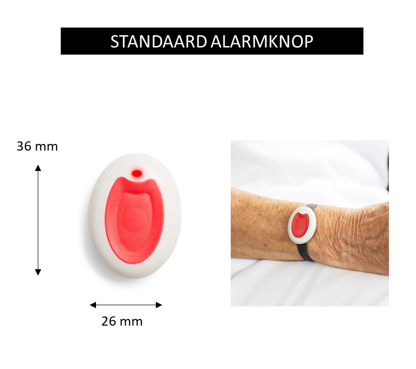 Myamie Alarmknop Met Afmetingen